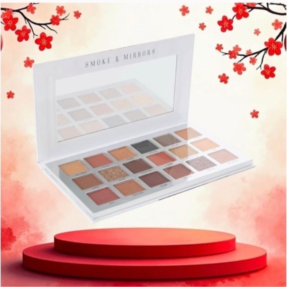Smoke & Mirrors Eyeshadow Palette - Vibrant and Neutral Shades